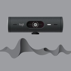 Logitech BRIO 500 1920x1080 Wired Webcam - Superior Clarity & Smart Features for Video Calls